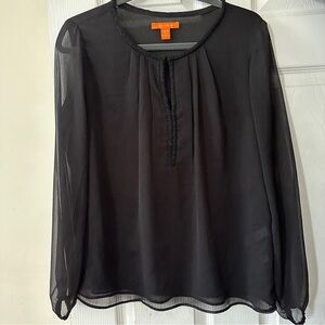 Women's Joe Fresh black Blouse Beaded Size Extra Small